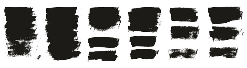 Flat Calligraphy Paint Brush Regular Short Background High Detail Abstract Vector Background Extra Set 