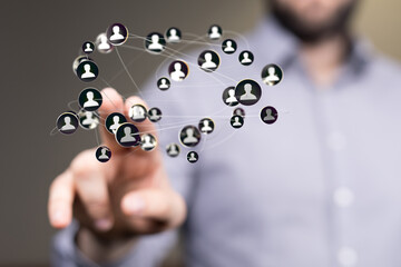 internet net and data digital concept