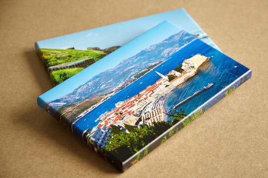 Canvas prints, landscape photo printed on canvas. Stretched photography