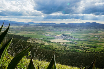view of the village of the mountains