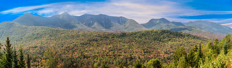 view to the white Mountains in New Hampshire