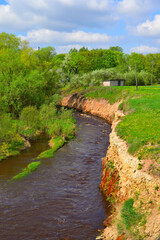 Landscape view of the Psiju River