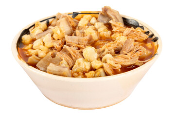 Delicious Mexican snacks in traditional clay plate