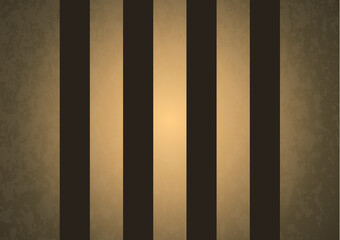 Golden stripes on a dark background with texture. Striped vertical pattern for printing on fabric, paper, wrapping, scrapbooking, websites. Vector