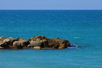 rocks in the sea