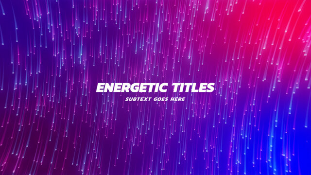 Animated Lines Energetic Titles