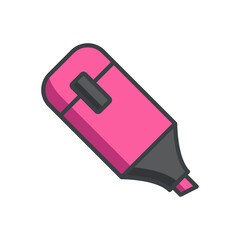 highlighter icon design vector template