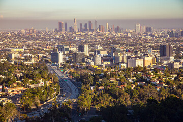 Los Angeles seen from Mulholland Drive