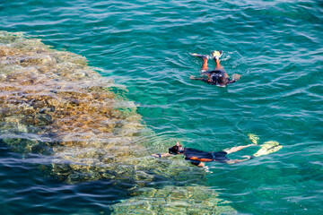 snorkeling at Cap de Peyrefite, Languedoc-Roussillon, France