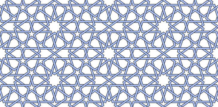 Geometric Islamic Seamless Pattern