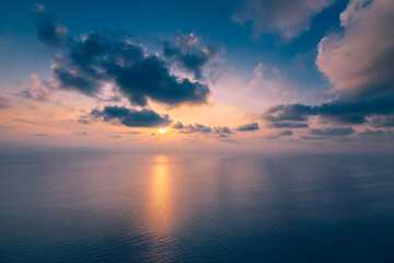 Sea sunset landscape