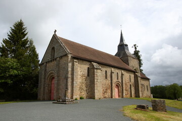 Fototapeta na wymiar A French village church.