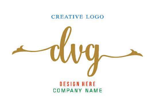 DVG lettering logo is simple, easy to understand and authoritative