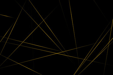 Abstract black with gold lines, triangles background modern design. Vector illustration EPS 10.