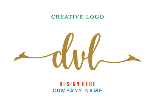 DVL lettering logo is simple, easy to understand and authoritative