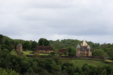 A French chateau at Fresselines.