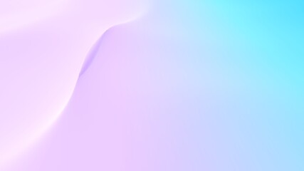 Wave with tint abstract background. Gradient gently 3d render marshmallow splashes with tides formation. Relaxing flowing bahamas fluid with ethereal surface and curls.