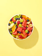 bowl of fresh fruit salad