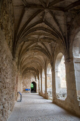 Fototapeta premium Monasterio de Monsalud es un conjunto monástico cisterciense construido en la segunda mitad del siglo XII ,Córcoles, Guadalajara, Castilla la Mancha. España