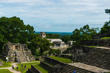 Fototapeta na wymiar ruinas mayas en Chiapas 
