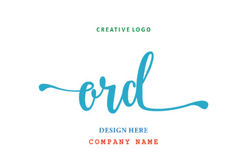 ORD lettering logo is simple, easy to understand and authoritative