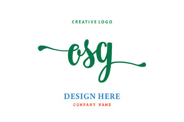 OSG lettering logo is simple, easy to understand and authoritative
