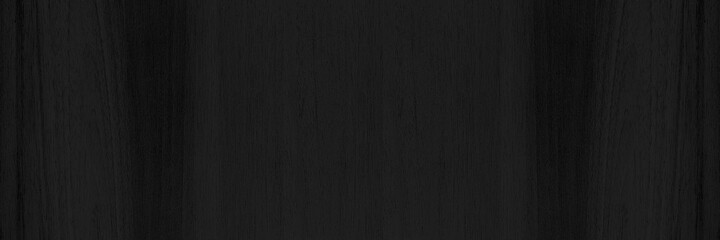 Panorama of Black vintage wooden table top pattern texture and seamless background
