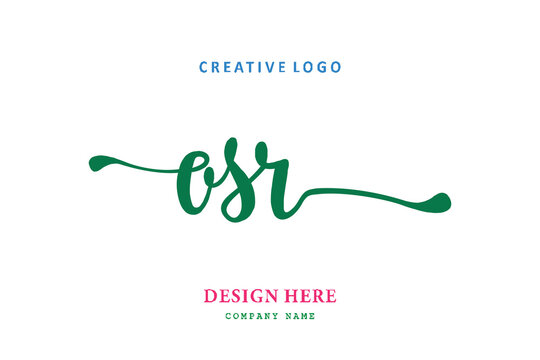 OSR lettering logo is simple, easy to understand and authoritative