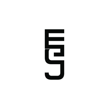 eej letter original monogram logo design