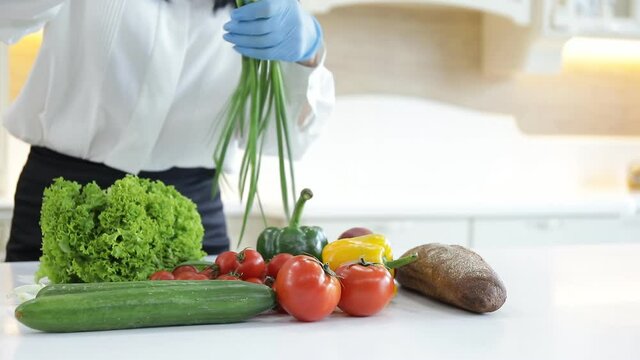 vegetables in the kitchen