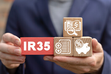 Concept of ir35 law taxes.