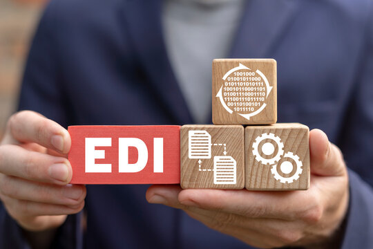 Concept of EDI Electronic Data Interchange.