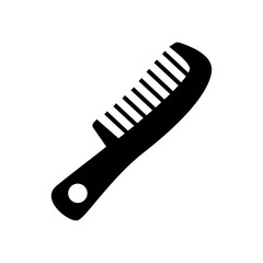 comb icon solid style vector