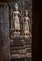 Angkor Thom stone carving
