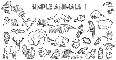 Simple Animals I Collection