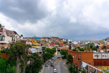 Fototapeta na wymiar Cloudy skies in Guadalajara