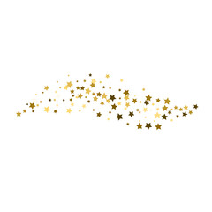 Confetti background. Golden holiday texture