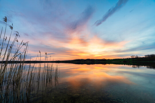 Cloudy Sunset at the Sea Sonnenuntergang am See
