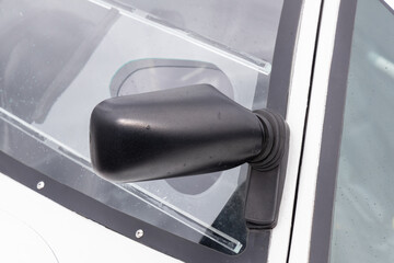 古い車のバックミラー old car rearview mirror photo