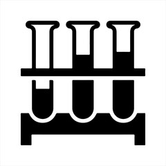 Clinical analysis icon, vector and glyph