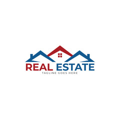 Home Logo Template - home, house, and real estate Symbol Logo suitable for real estate agency, and real estate company