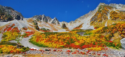 錦秋の北アルプス 涸沢