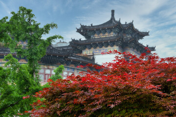 Xian ancient city wall. China.
