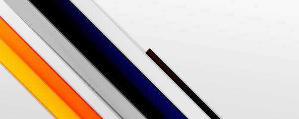 Multicolored lines background. Design template for business or technology presentations, internet posters or web brochure covers