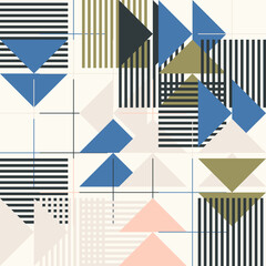 Geometric Abstract Vector Elements Design