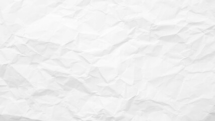 White Paper Texture background. Crumpled white paper abstract shape background with space paper recycle for text