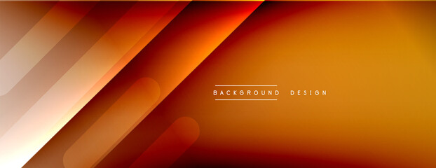 Dynamic lines abstract background. 3D shadow effects and fluid gradients. Modern overlapping forms