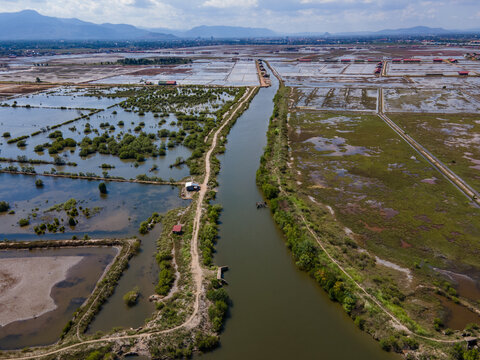 Amazing aerial photography of Kampot province in Cambodia 