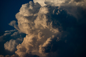 Clouds in sky of Tbilisi