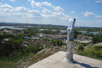 Tulcea city, Romania, view from the Monument of Independence